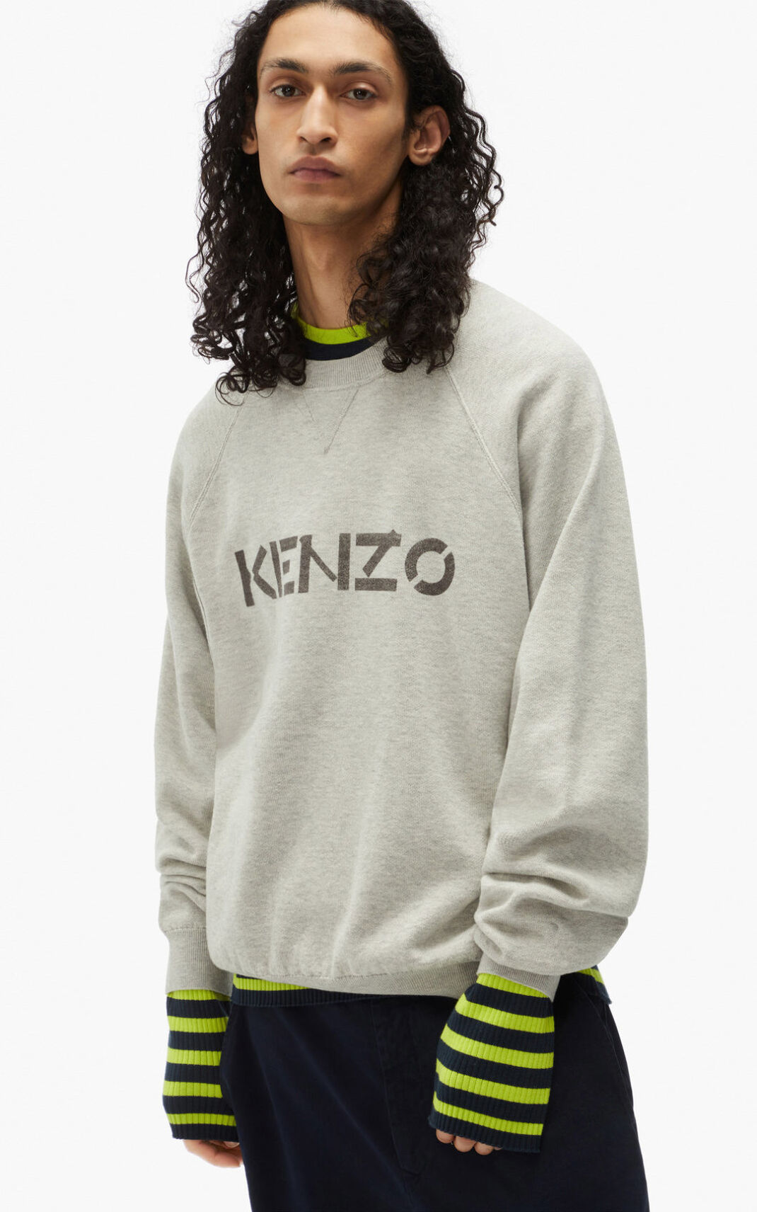 Kenzo logo Stickad Tröja Herr | 14835-VIDS